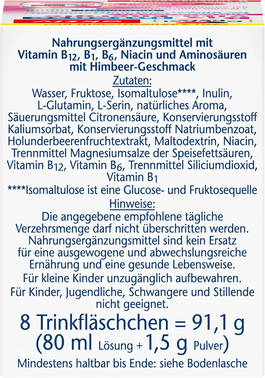 B12 Vita-Energie Trinkampullen (8x10ml) - Image 3