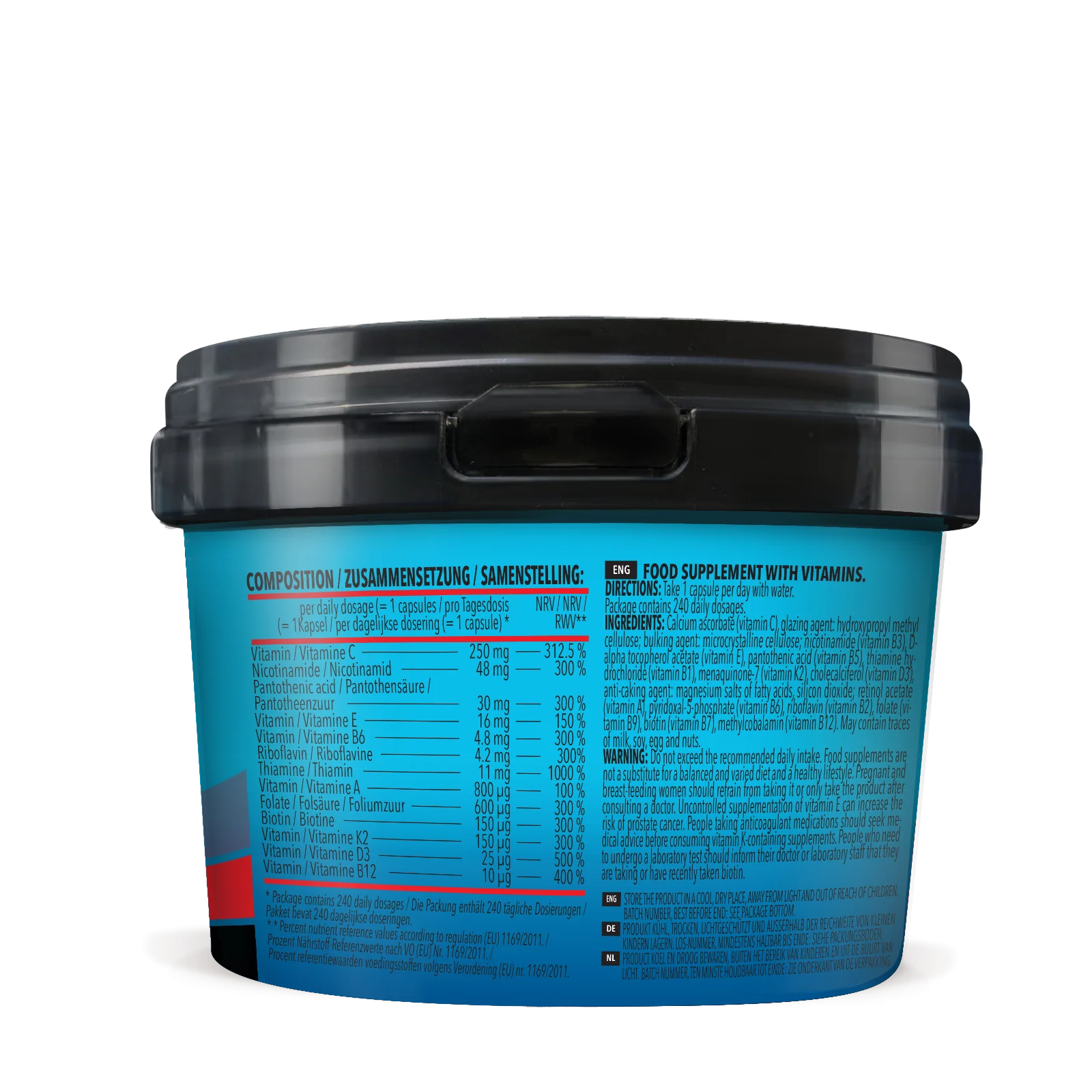 Bodybuilder Vitamin Stack (240 Kapseln) - Image 3