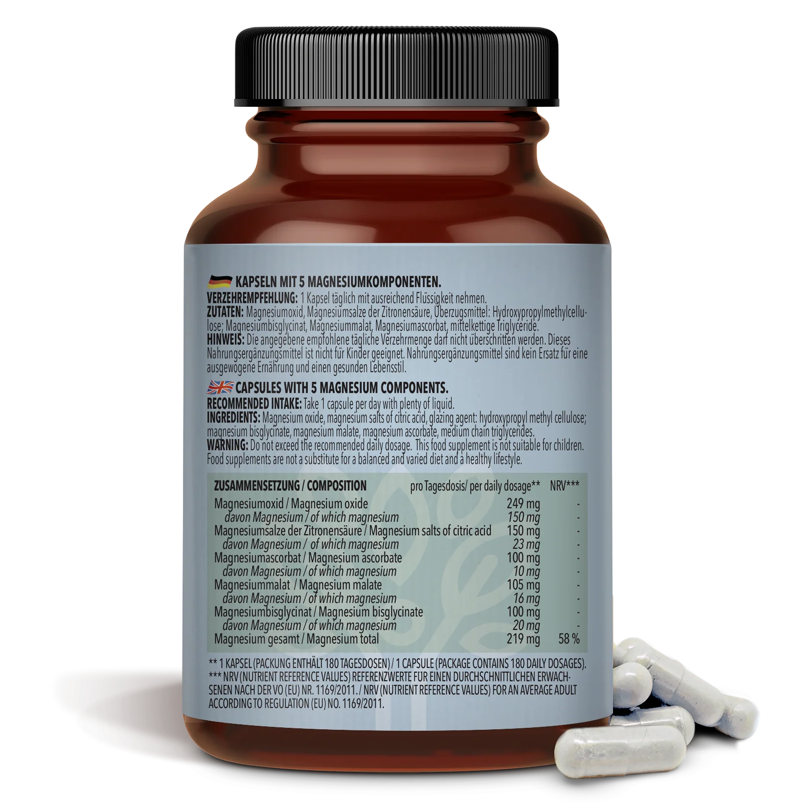 Magnesium Komplex (180 Kapseln) - Image 5
