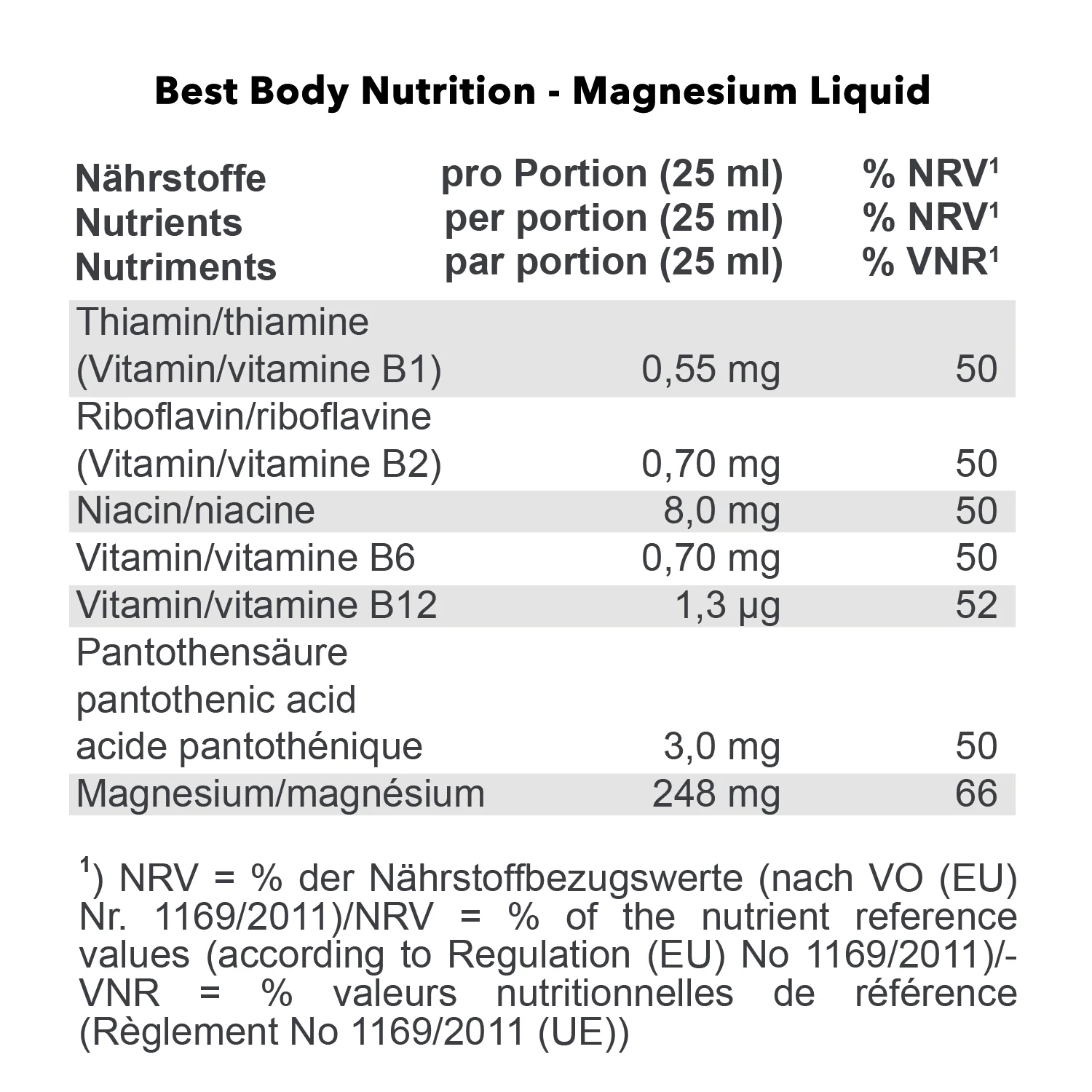 Magnesium Vitamin Liquid (500ml) - Image 3