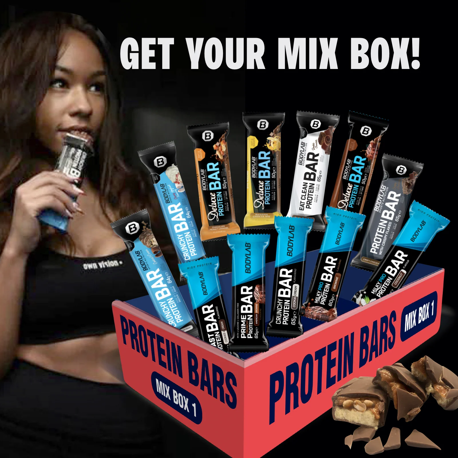 Protein Bar MIX BOX 1 (12x50g-65g) - Image 3