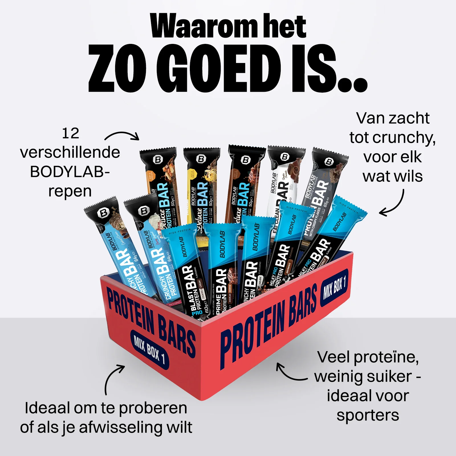 Protein Bar MIX BOX 1 (12x50g-65g) - Image 4