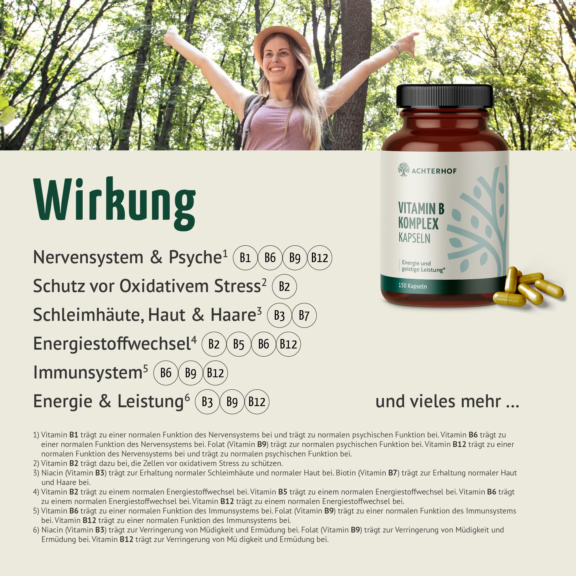 Vitamin B Komplex (150 Kapseln) - Image 4