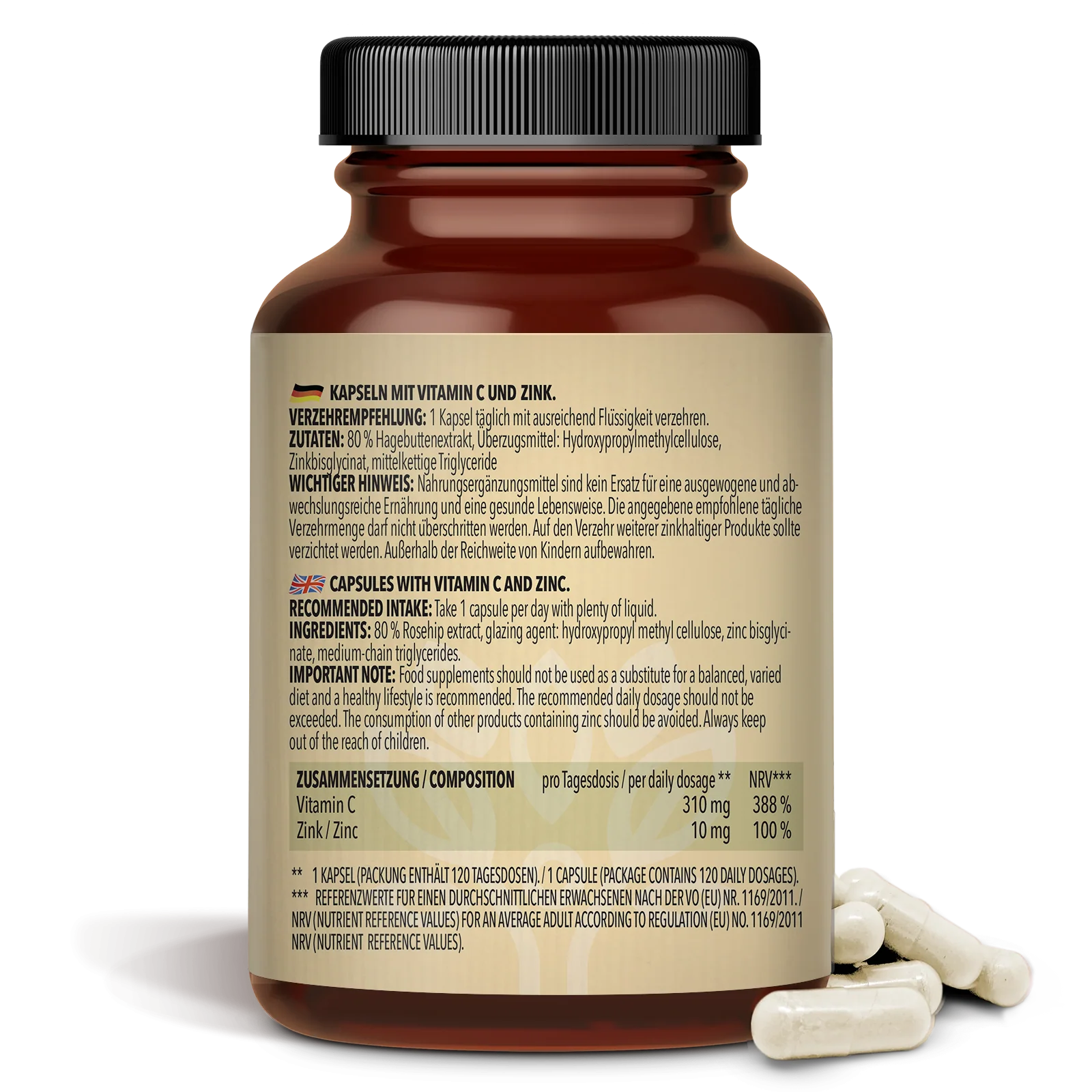 Vitamin C + Zink (120 Kapseln) - Image 5