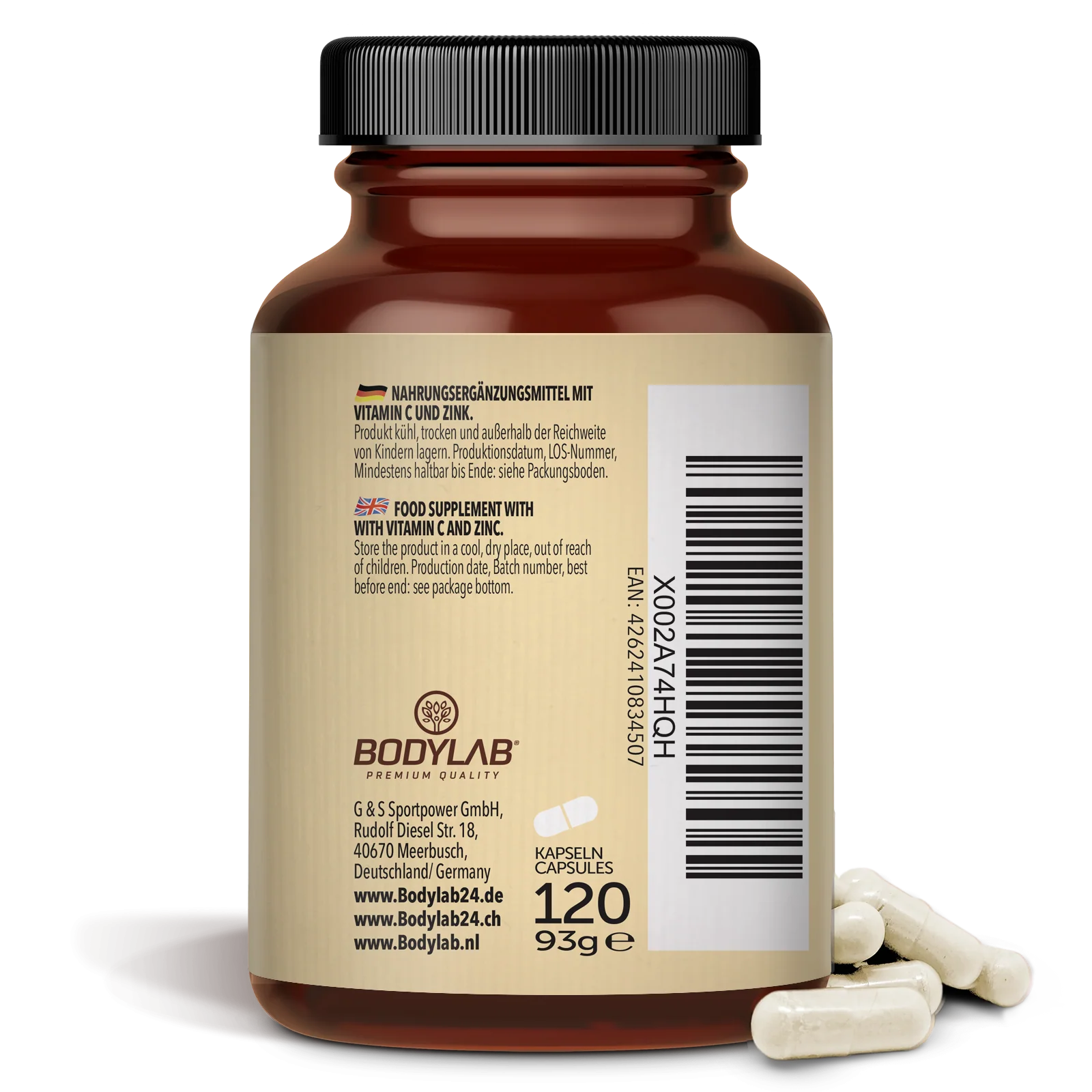 Vitamin C + Zink (120 Kapseln) - Image 6